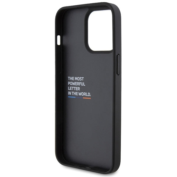 Θήκη για Apple iPhone 15 Pro Max, BMW, Stamp Tricolor, Μαύρη