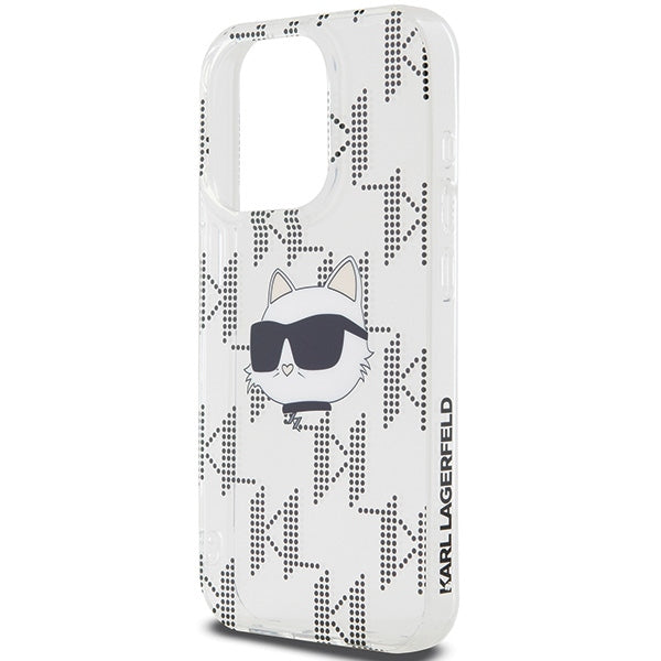 Θήκη για Apple iPhone 15 Pro Max, Karl Lagerfeld, IML Electroplated Choupette Head, Διάφανη