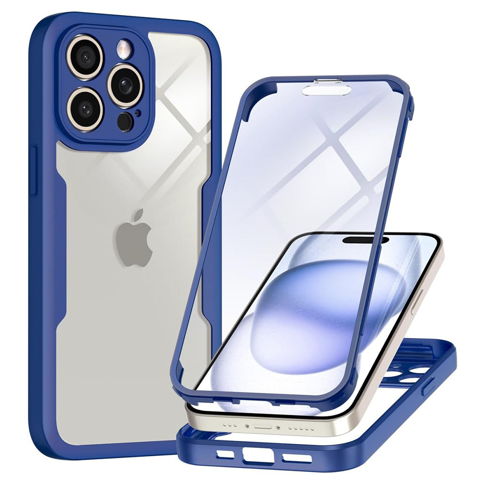 Θήκη για Apple iPhone 15 Pro Max, Techsuit, ColorVerse 360, Μπλε