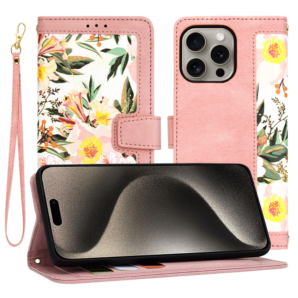 Θήκη για Apple iPhone 15 Pro Max, Techsuit, FlipCraft, Ροζ