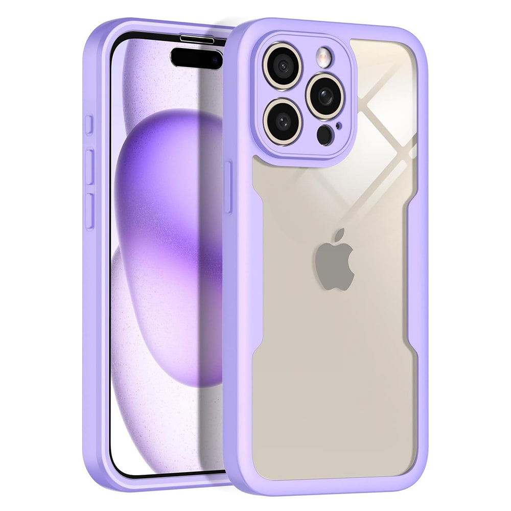 Θήκη για Apple iPhone 15 Pro, Techsuit, ColorVerse 360, Μωβ