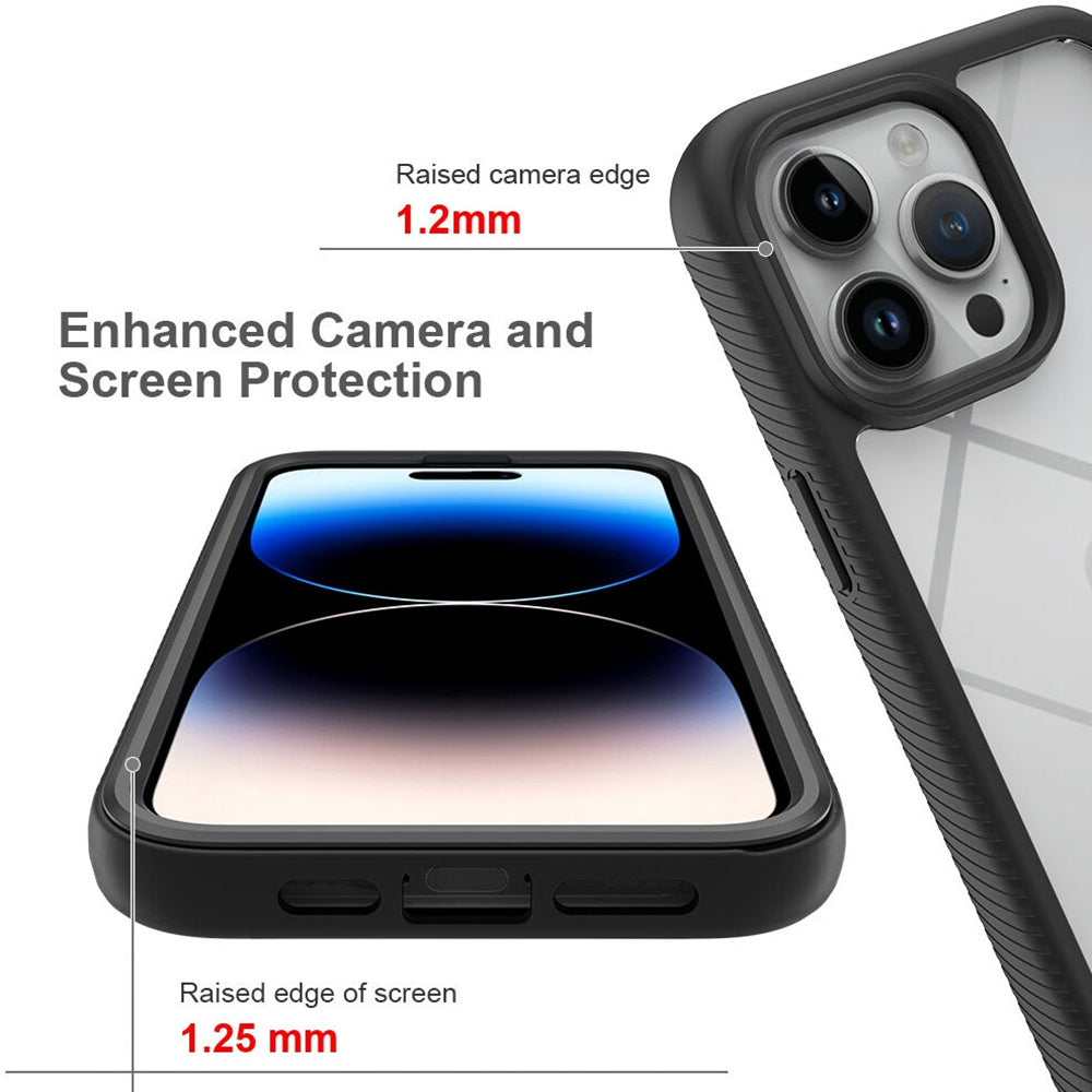 Θήκη για Apple iPhone 15 Pro, Techsuit, Defense360 Pro, Μαύρη