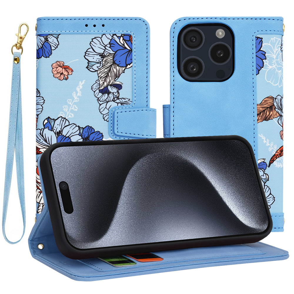 Θήκη για Apple iPhone 15 Pro, Techsuit, FlipCraft, Μπλε
