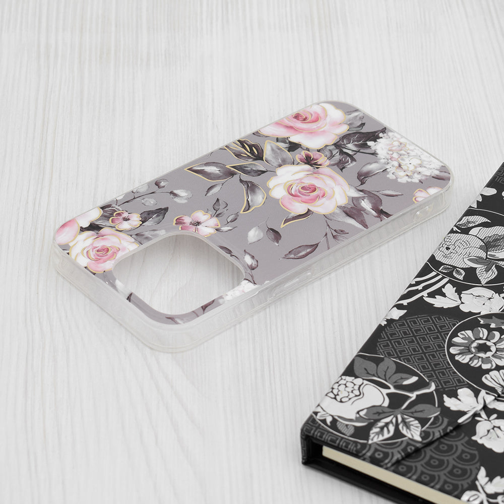 Θήκη για Apple iPhone 15 Pro, Techsuit, Marble, Γκρι