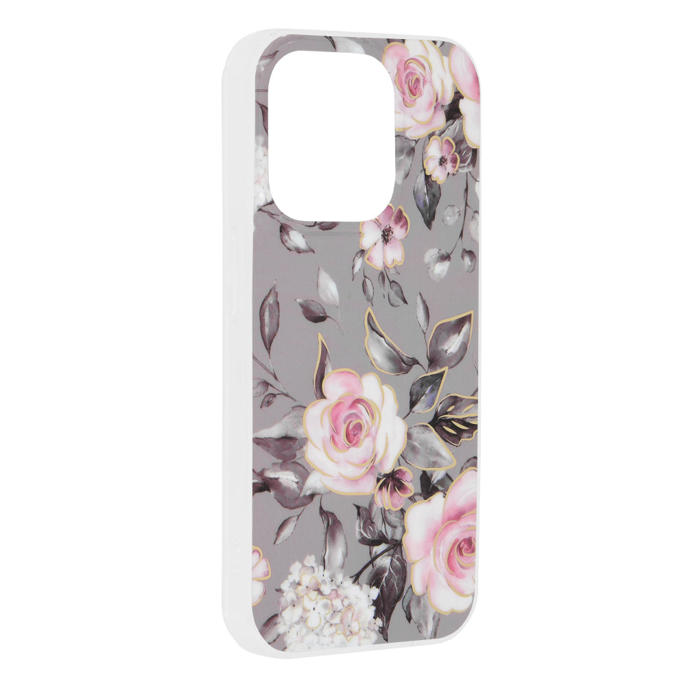 Θήκη για Apple iPhone 15 Pro, Techsuit, Marble, Γκρι