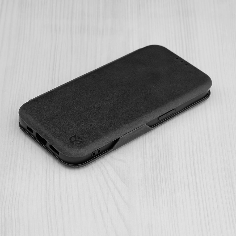 Θήκη για Apple iPhone 15 Pro, Techsuit, Safe Wallet Plus, Μαύρη