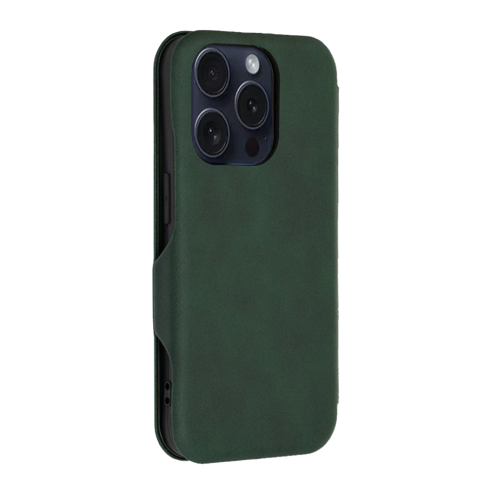 Θήκη για Apple iPhone 15 Pro, Techsuit, Safe Wallet Plus, Πράσινο