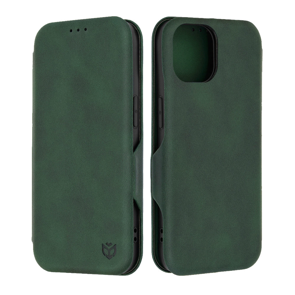 Θήκη για Apple iPhone 15, Techsuit, Safe Wallet Plus, Πράσινο