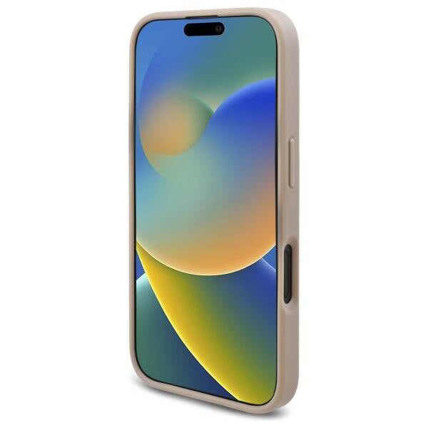 Θήκη για Apple iPhone 16, Guess, 4G Triangle Logo, Λευκή