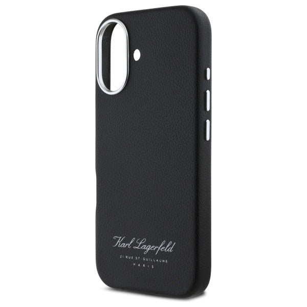 Θήκη για Apple iPhone 16, Karl Lagerfeld, RSG, Μαύρη