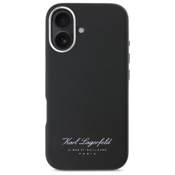 Θήκη για Apple iPhone 16, Karl Lagerfeld, RSG, Μαύρη