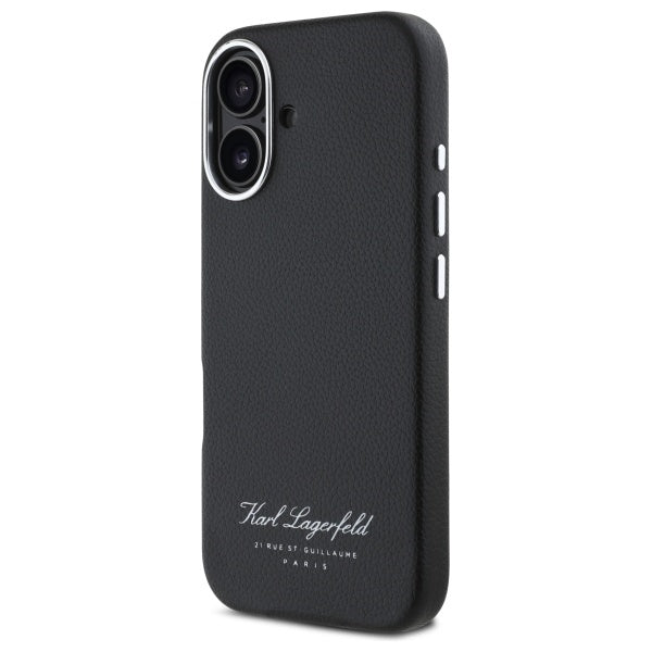 Θήκη για Apple iPhone 16, Karl Lagerfeld, RSG, Μαύρη