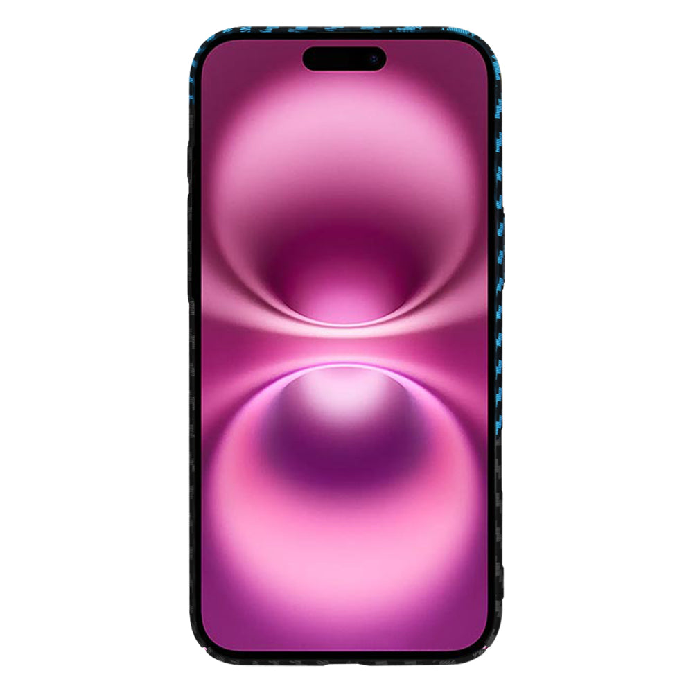 Θήκη για Apple iPhone 16 Plus, Techsuit, Carbonite FiberShell, Μαύρο Μπλε