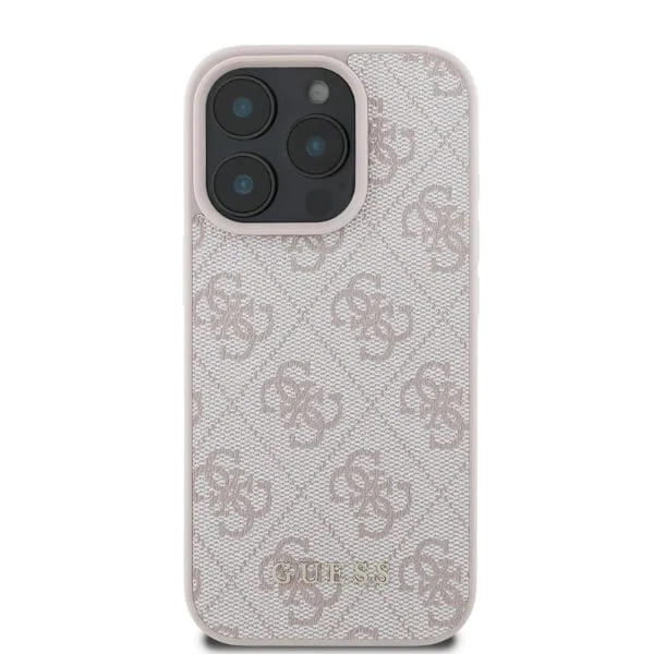 Case for Apple iPhone 16 Pro, Guess, 4G Classic, Pink