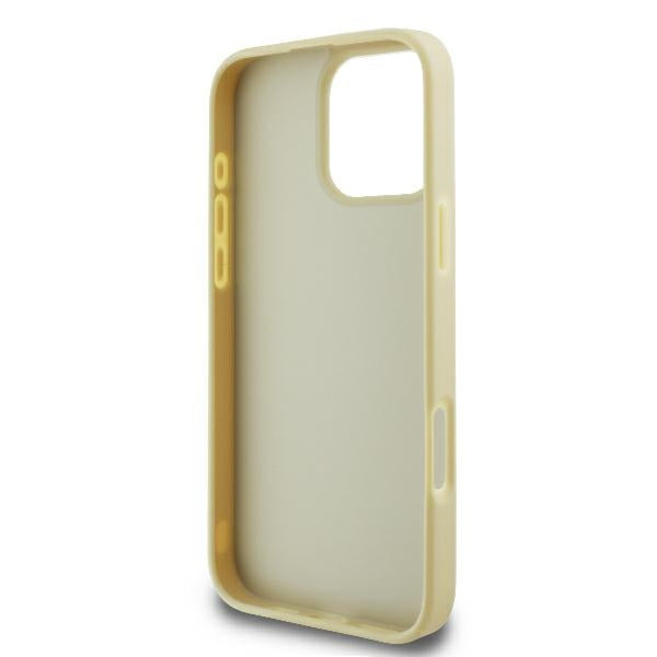 Θήκη για Apple iPhone 16 Pro, Karl Lagerfeld, Metal Signature, Χρυσή