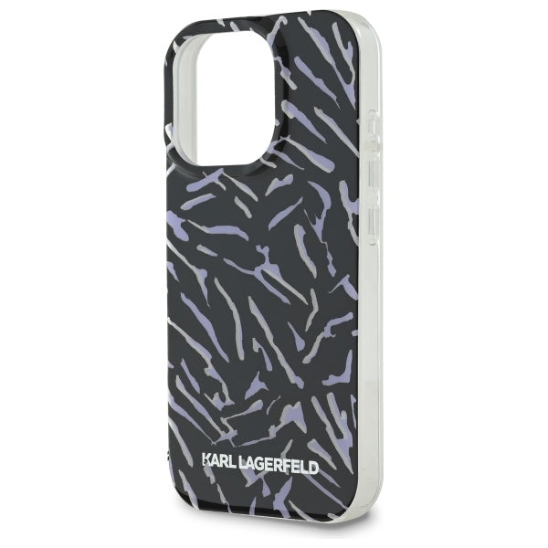 Θήκη για Apple iPhone 16 Pro Max, Karl Lagerfeld, Zebra with Cord Strap, Μοβ
