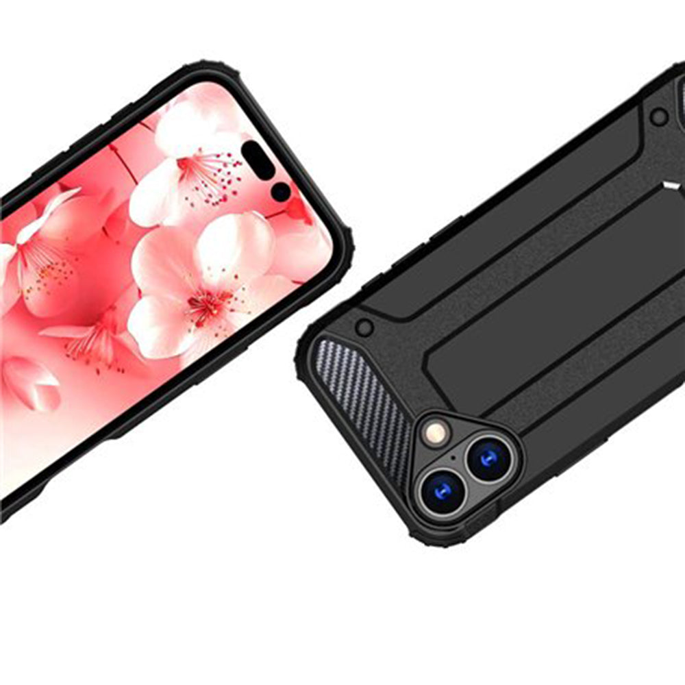 Θήκη για Apple iPhone 16 Pro Max, Techsuit, Hybrid Armor, Μαύρη