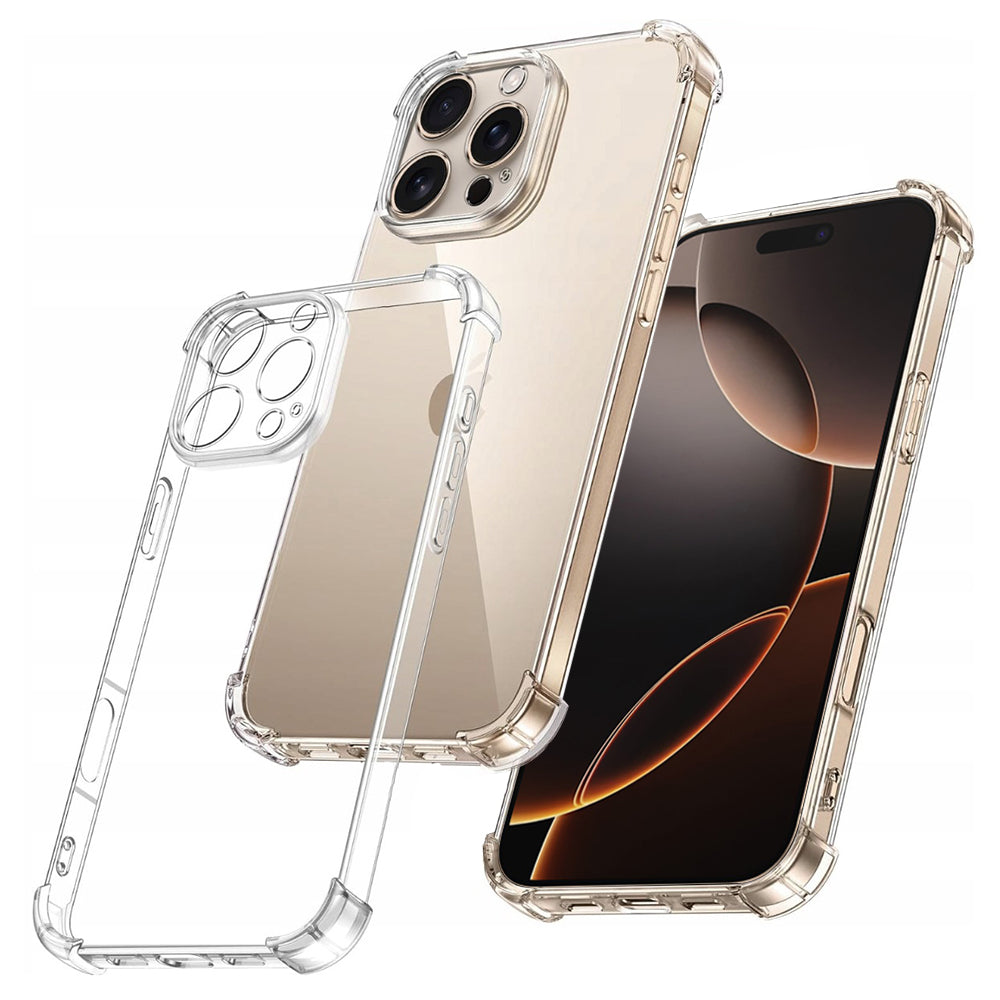 Θήκη για Apple iPhone 16 Pro Max, Techsuit, Ανθεκτική σε Κρούσεις Διαφανής, Διάφανη