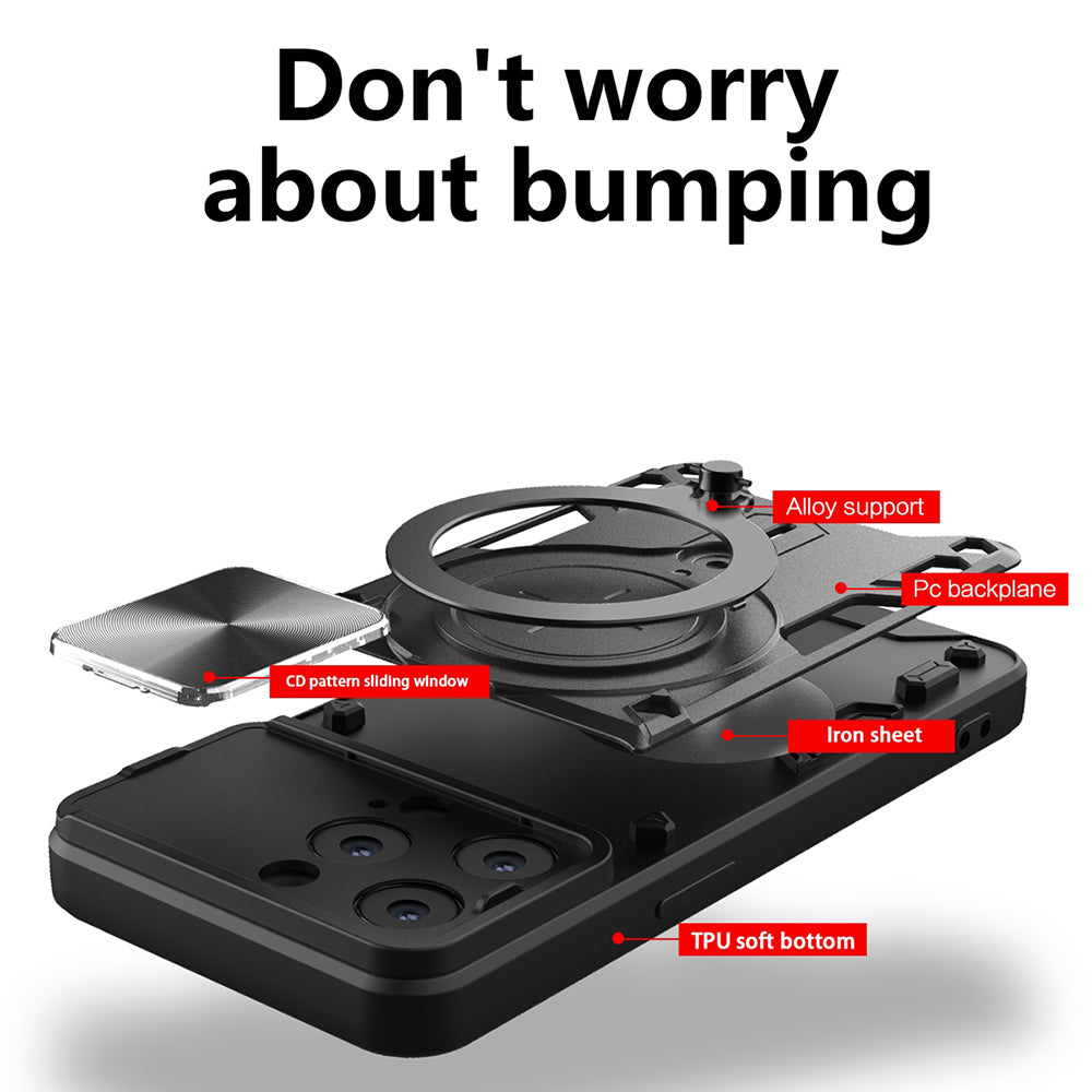 Θήκη για Apple iPhone 16 Pro, Techsuit, CamGuard Pro, Ροζ Χρυσό
