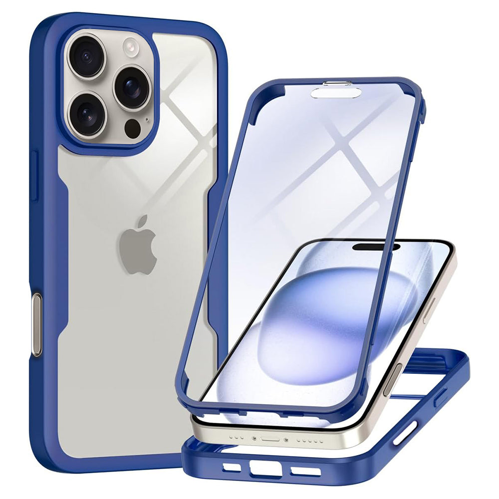 Θήκη για Apple iPhone 16 Pro, Techsuit, ColorVerse 360, Μπλε