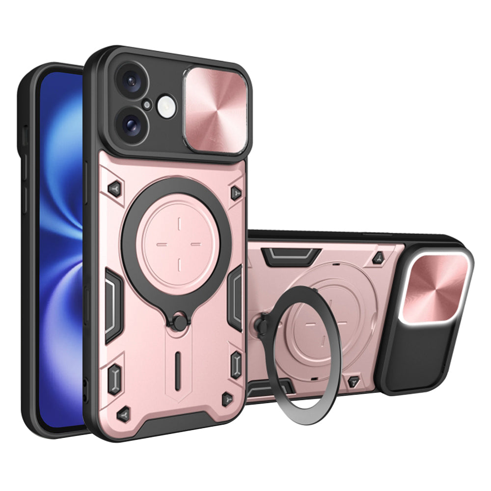 Θήκη για Apple iPhone 16, Techsuit, CamGuard Pro, Ροζ Χρυσό
