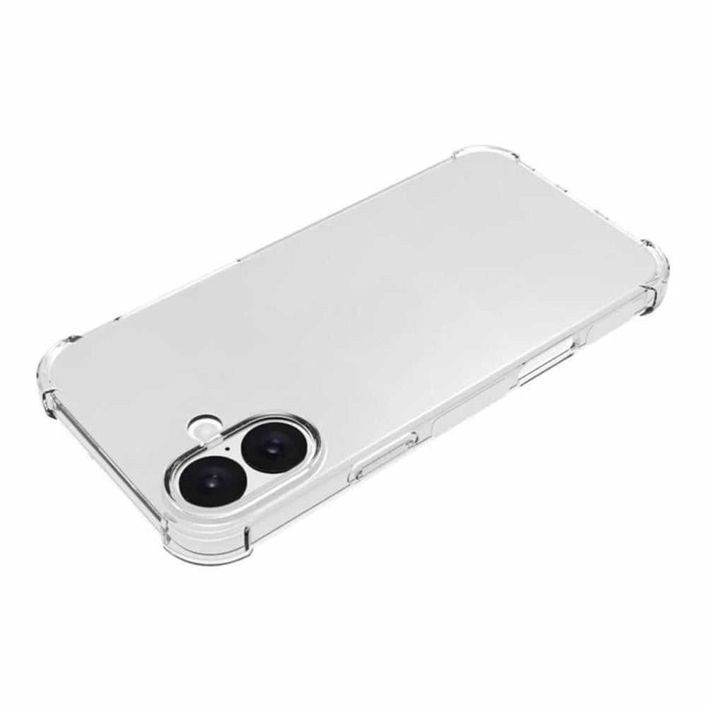 Θήκη για Apple iPhone 16, Techsuit, Ανθεκτική σε Κρούσεις Διαφανής (Μεγάλη Οπή Φακού), Διαφανής