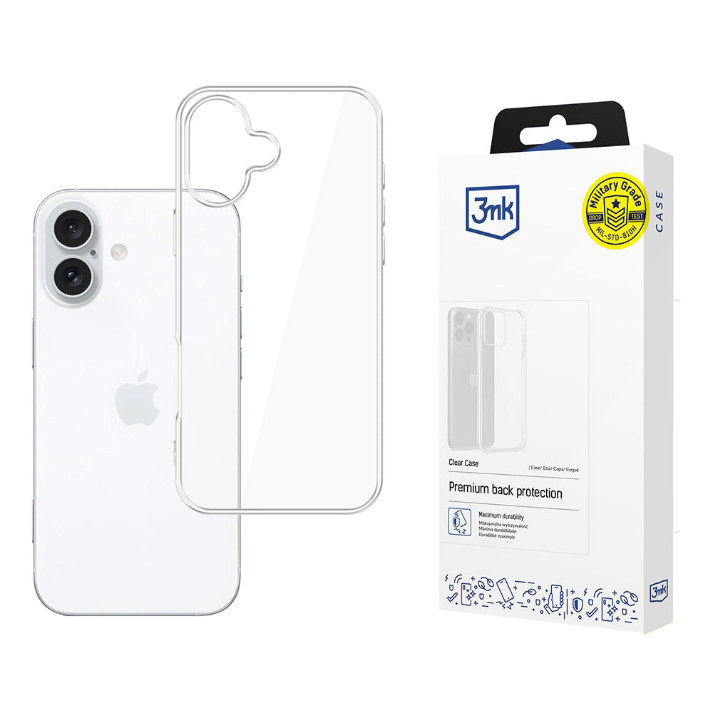 Θήκη για Apple iPhone 17, 3MK, Διαφανής, Διάφανη