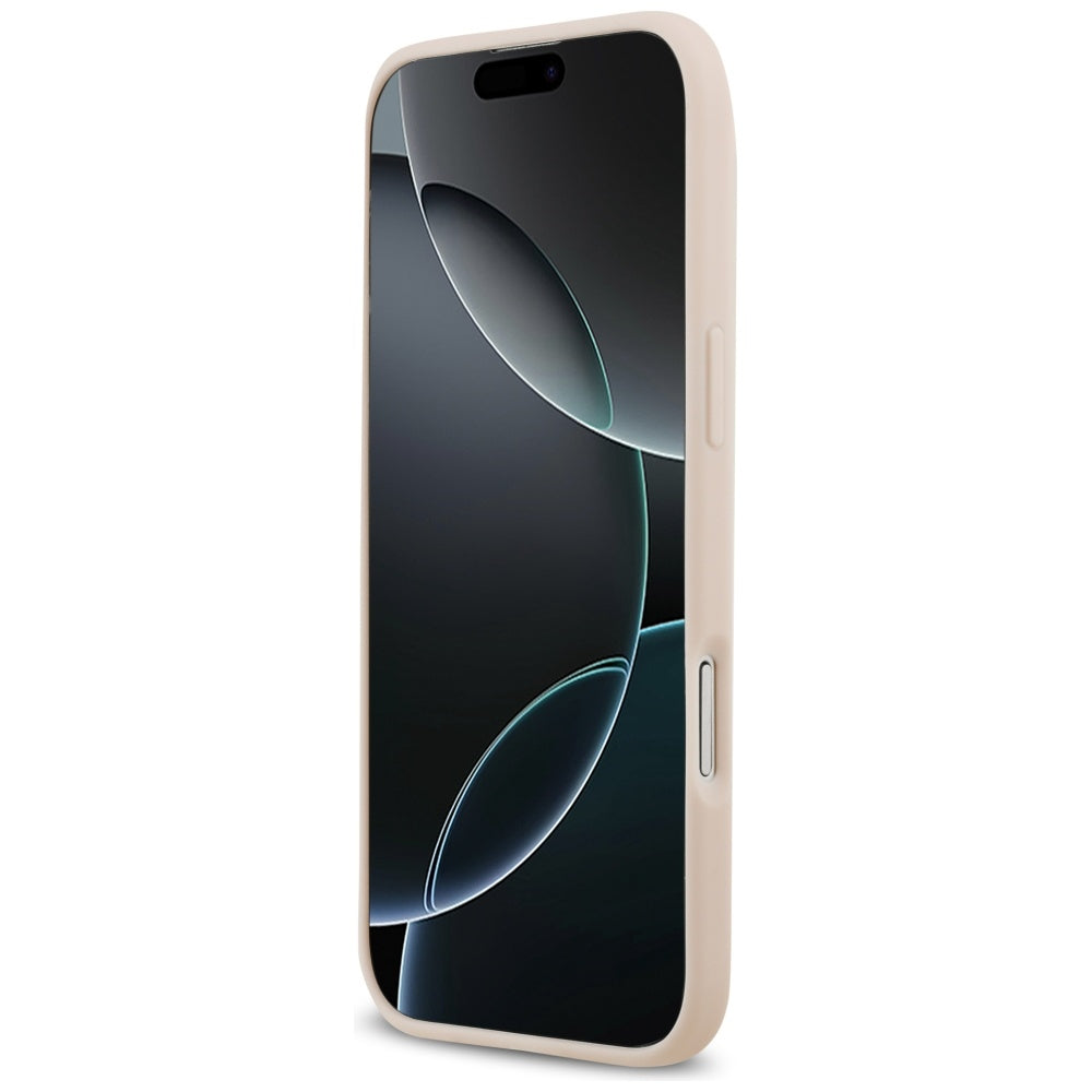 Θήκη για Apple iPhone 17 Air, Guess, 4G Grained Big and Classic Logo, Ροζ