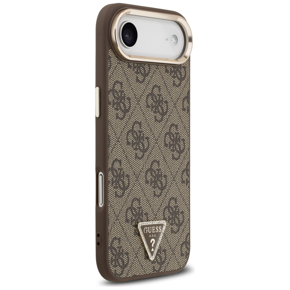 Θήκη για Apple iPhone 17 Air, Guess, 4G Triangle Logo, Χρυσοκαφέ