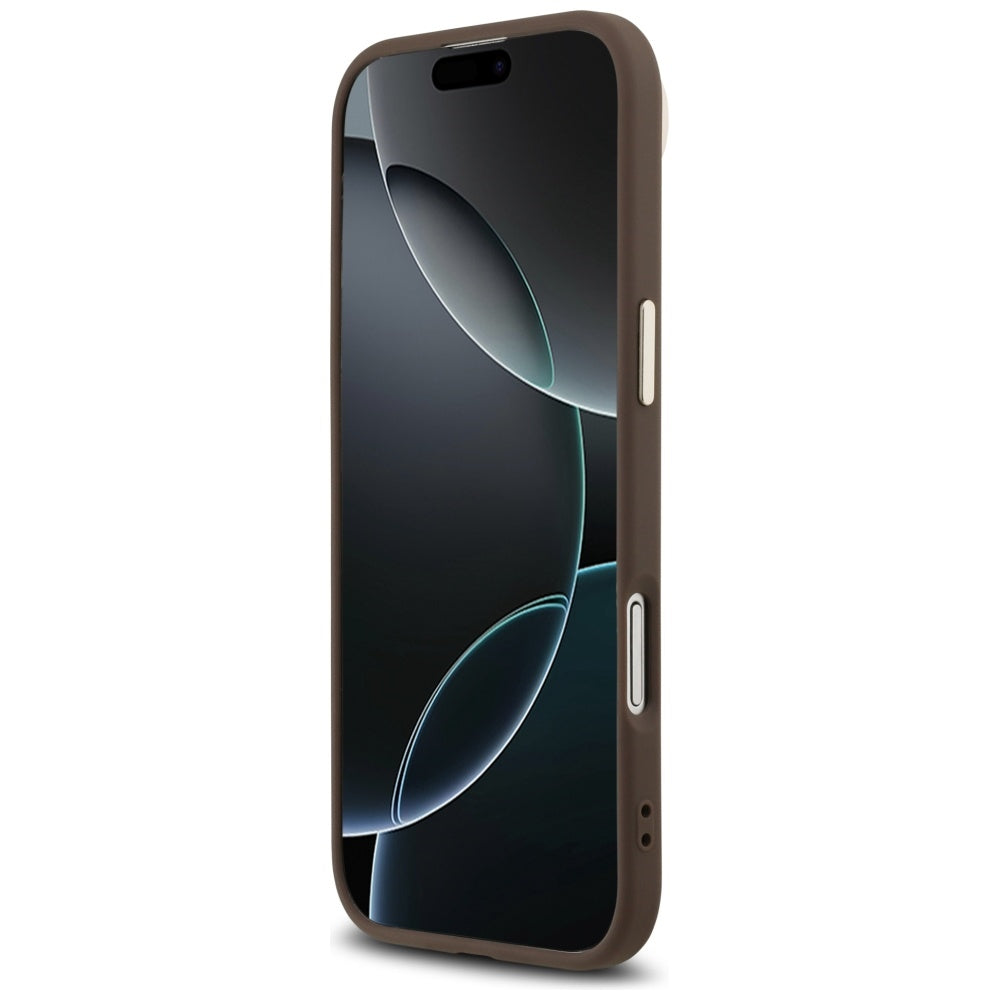 Θήκη για Apple iPhone 17 Air, Guess, 4G Triangle Logo, Χρυσοκαφέ