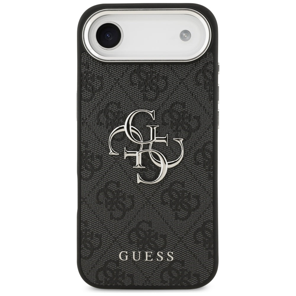 Θήκη για Apple iPhone 17 Air, Guess, Big 4G Logo Classic, Μαύρη Ασημί