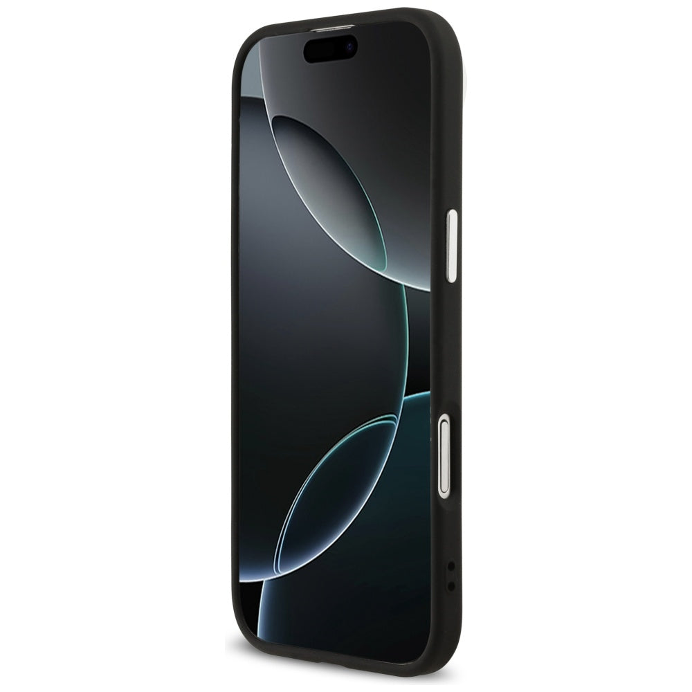 Θήκη για Apple iPhone 17 Air, Guess, Big 4G Logo Classic, Μαύρη Ασημί