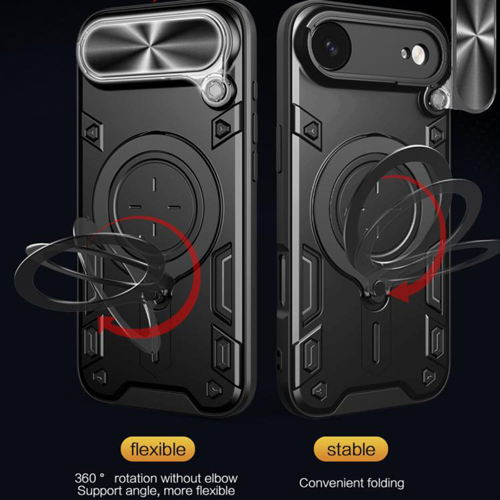 Case for Apple iPhone 17 Air, Techsuit, CamGuard Pro, Rose Gold