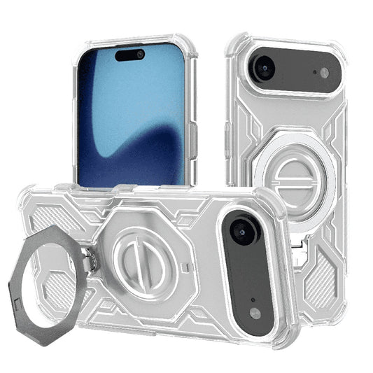 Θήκη για Apple iPhone 17 Air, Techsuit, Carbon Shield Pro, Λευκή