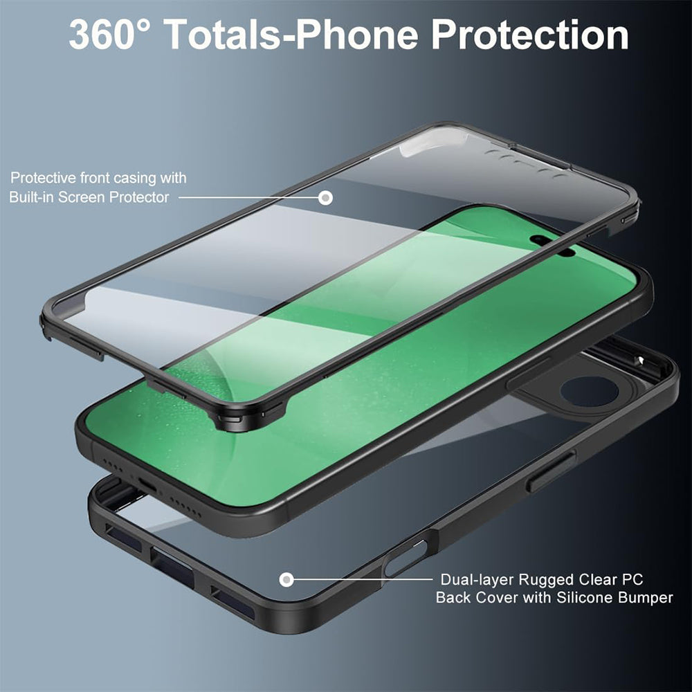 Θήκη για Apple iPhone 17 Air, Techsuit, ColorVerse 360, Μαύρη