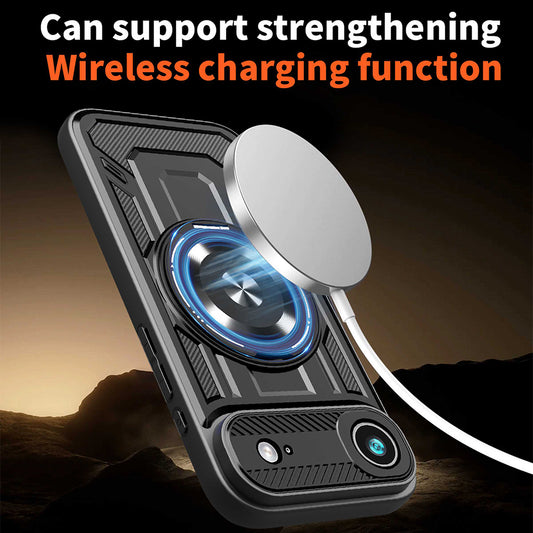 Case for Apple iPhone 17 Air, Techsuit, RuggedCam, Black