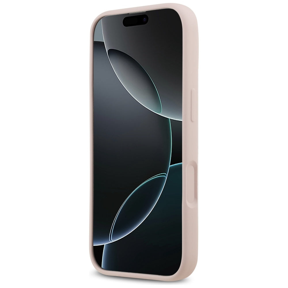 Θήκη για Apple iPhone 17, Guess, Big 4G Script, Ανοιχτό Ροζ
