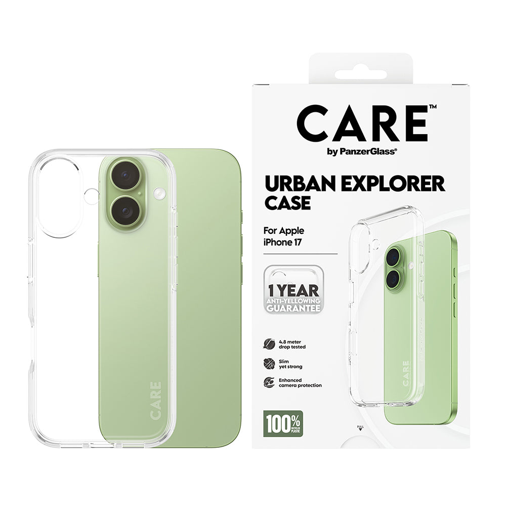 Θήκη για Apple iPhone 17, PanzerGlass, Care Urban Explorer, Διαφανής