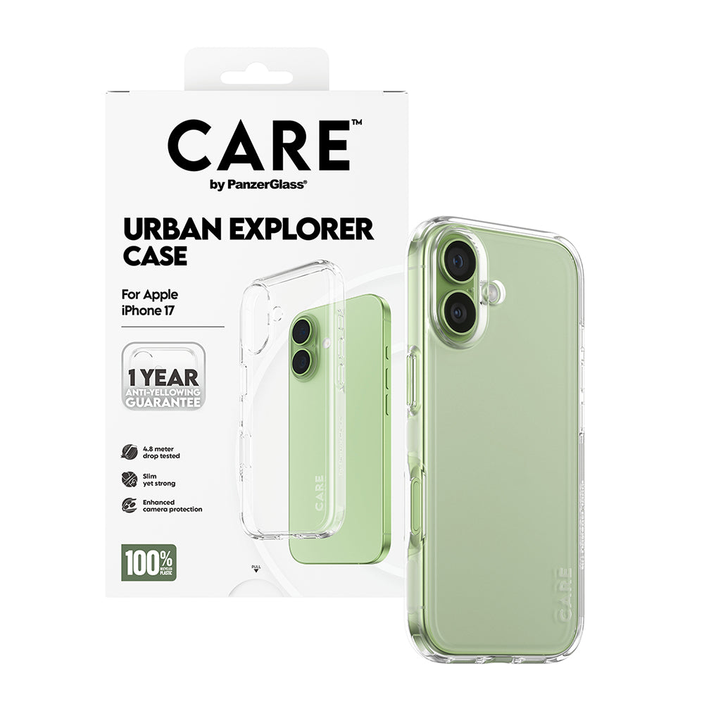 Θήκη για Apple iPhone 17, PanzerGlass, Care Urban Explorer, Διαφανής