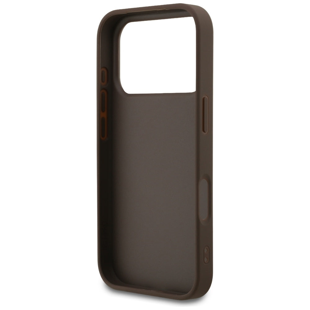 Θήκη για Apple iPhone 17 Pro, Guess, 4G Classic, Καφέ