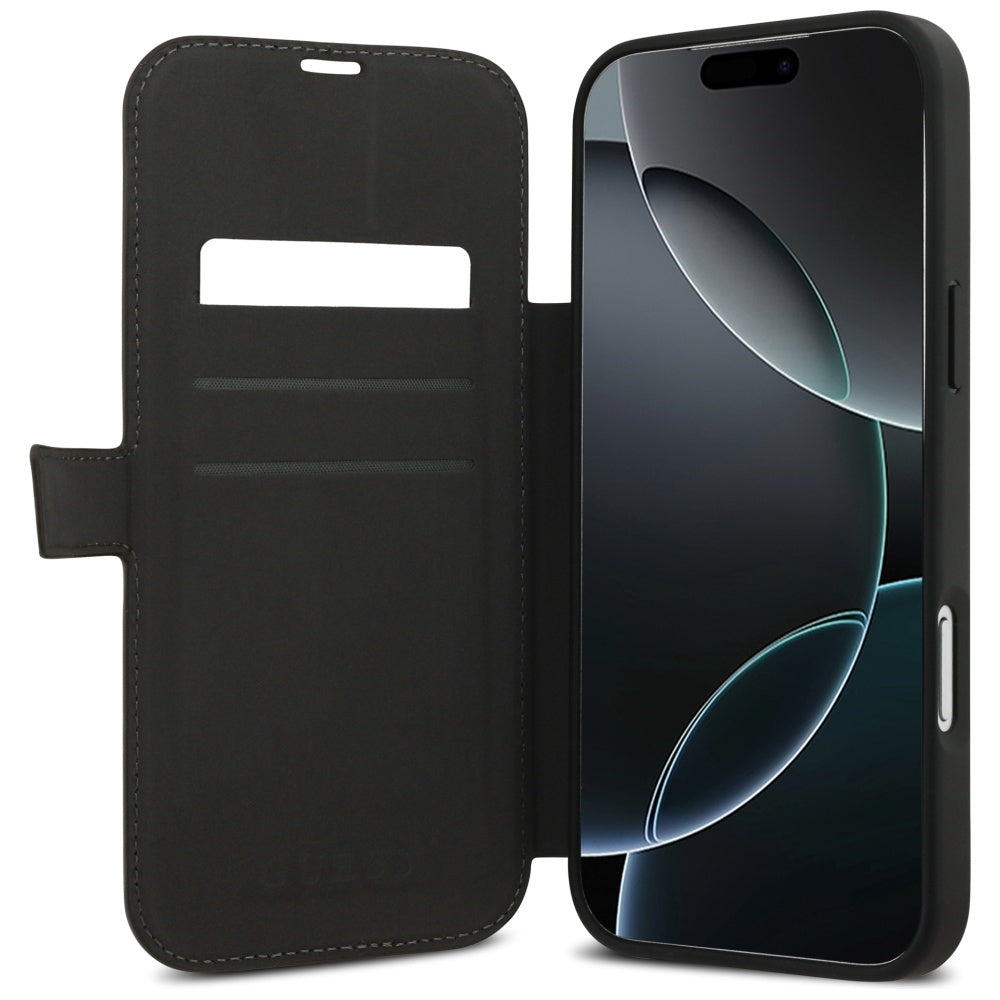 Θήκη για Apple iPhone 17 Pro, Guess, 4G Metal Logo, Καφέ