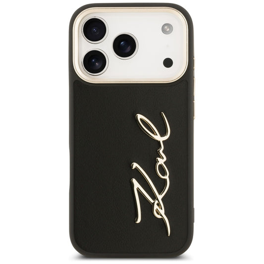 Case for Apple iPhone 17 Pro, Karl Lagerfeld, Script Logo, Black