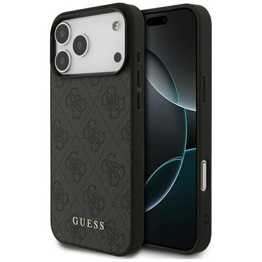 Θήκη για Apple iPhone 17 Pro Max, Guess, 4G Classic, Μαύρη