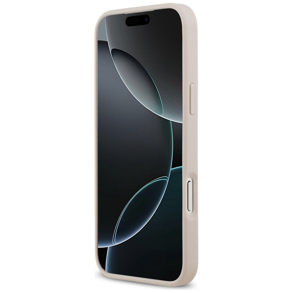 Θήκη για Apple iPhone 17 Pro Max, Guess, 4G Double Card Triangle, Ροζ