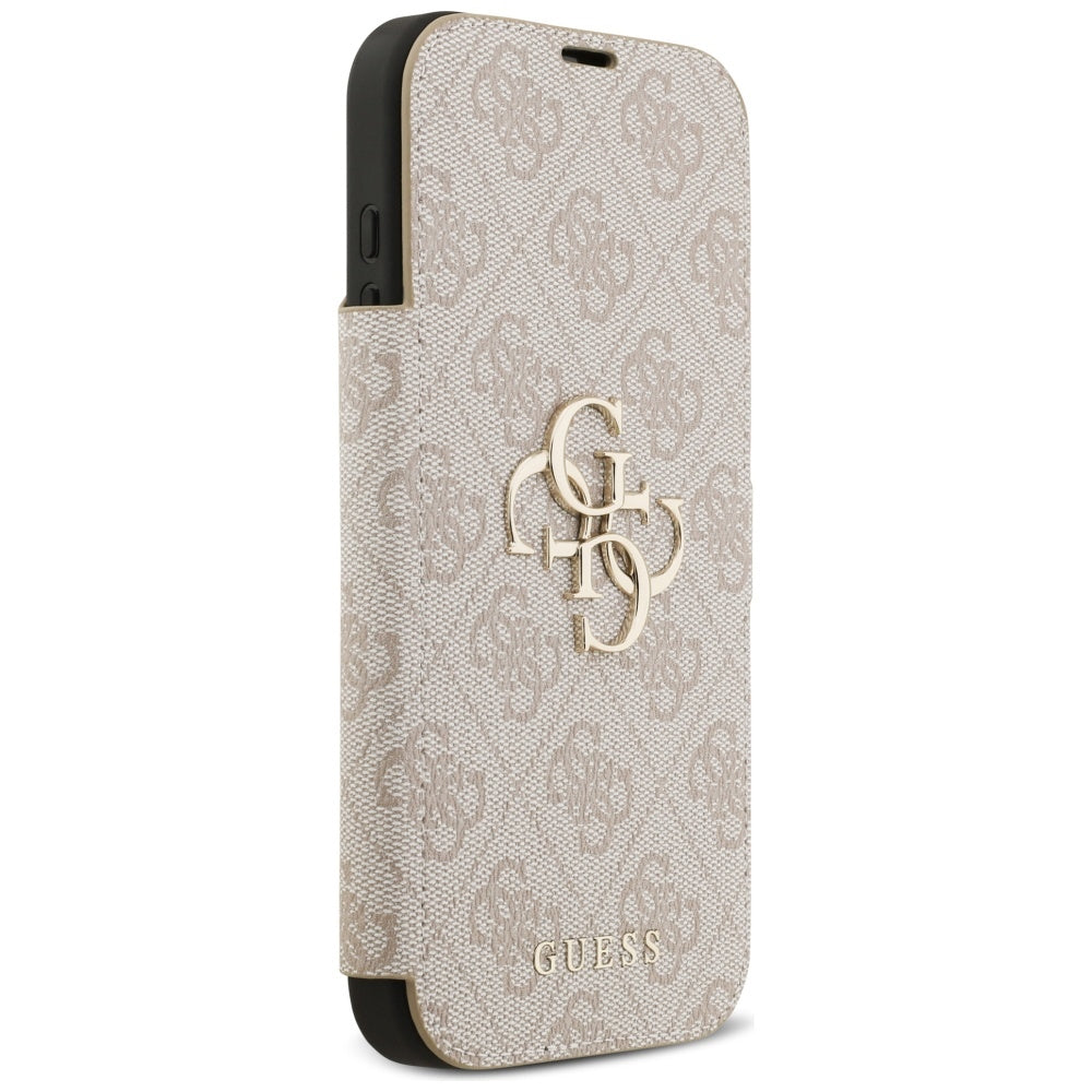 Θήκη για Apple iPhone 17 Pro Max, Guess, 4G Metal Logo, Ροζ
