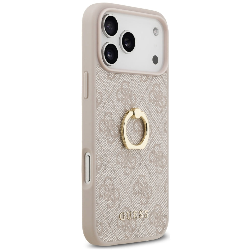 Θήκη για Apple iPhone 17 Pro Max, Guess, 4G Ring Stand, Καφέ