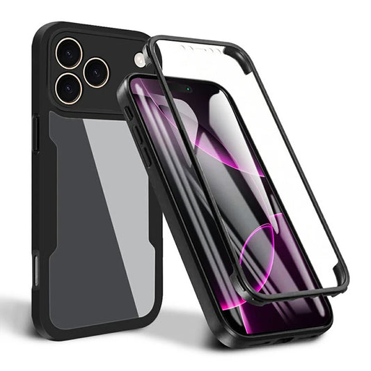 Case for Apple iPhone 17 Pro Max, Techsuit, ColorVerse 360, Black