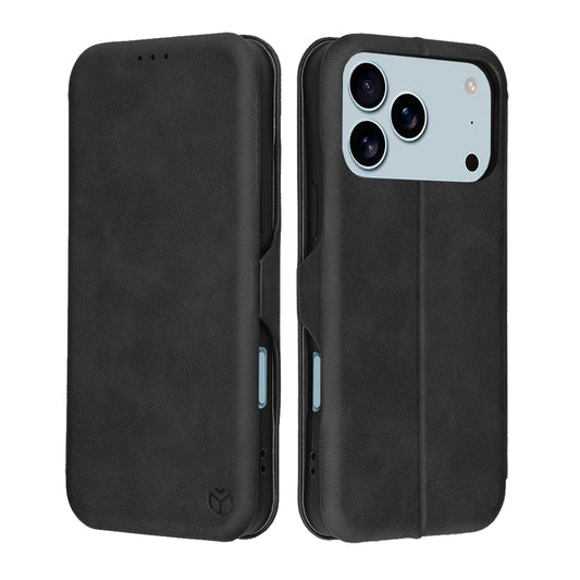 Θήκη για Apple iPhone 17 Pro Max, Techsuit, Safe Wallet Plus, Μαύρη