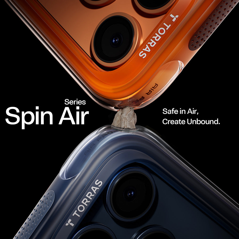 Θήκη MagSafe για Apple iPhone 17 Pro Max, Torras, Ostand Spin Air, Μπλε