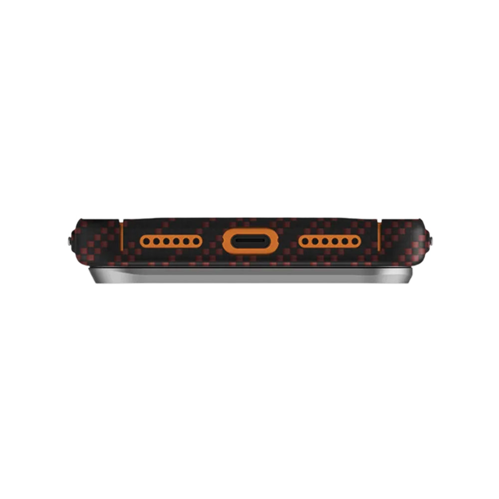 Θήκη MagSafe για Apple iPhone 17 Pro Max, UNIQ, Keva MagClick, Μαύρη Κόκκινη